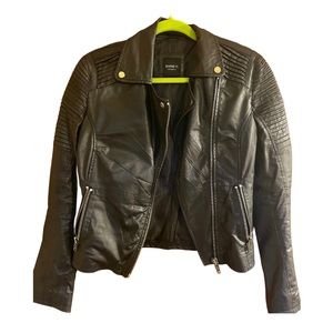 Genuine Leather Moto Jacket